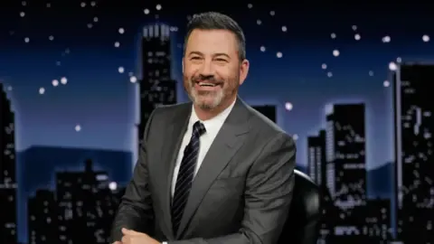 Late-night host Jimmy Kimmel for now pulled from broadcast due to disputed remarks regarding conservative figure Charlie Kirk