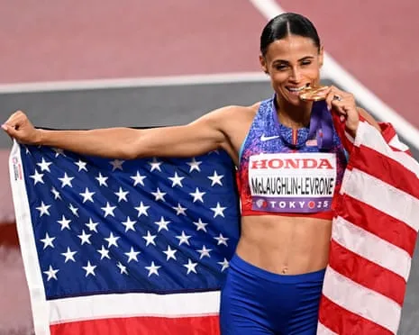 Sydney McLaughlin-Levrone runs quickest female 400m in fourty years to win gold